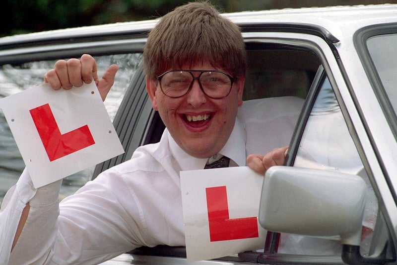 April 1999 and Armley's David Paine, 34, was celebrating passing his driving test after the 16th time.