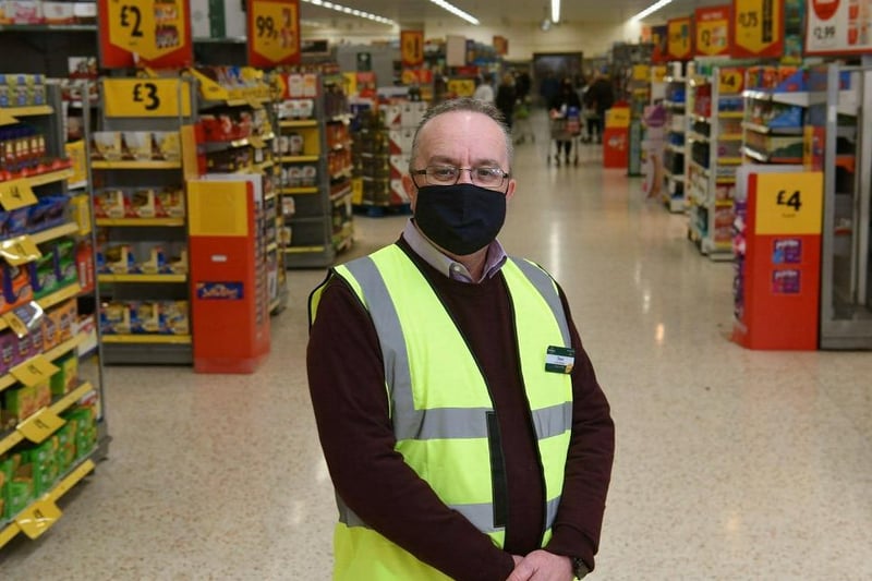 Leyland Morrisons store manager Dave Paris is one of the many supermarket workers who have kept us fed.