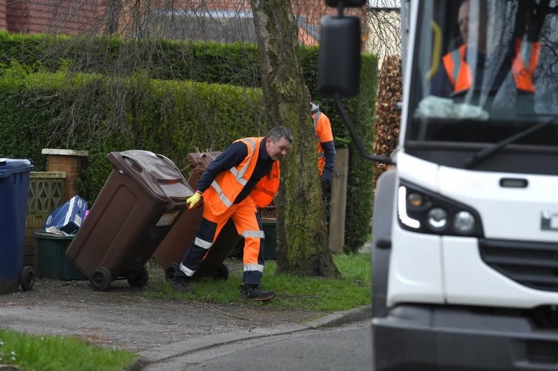 Binmen were praised in South Ribble for running around their routes in order to fulfil the extra waste removal due to the refuse tips being closed