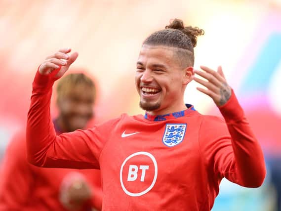 Kalvin Phillips, above, will be looking to add to his three caps with England. 
Photo by Michael Regan/Getty Images.