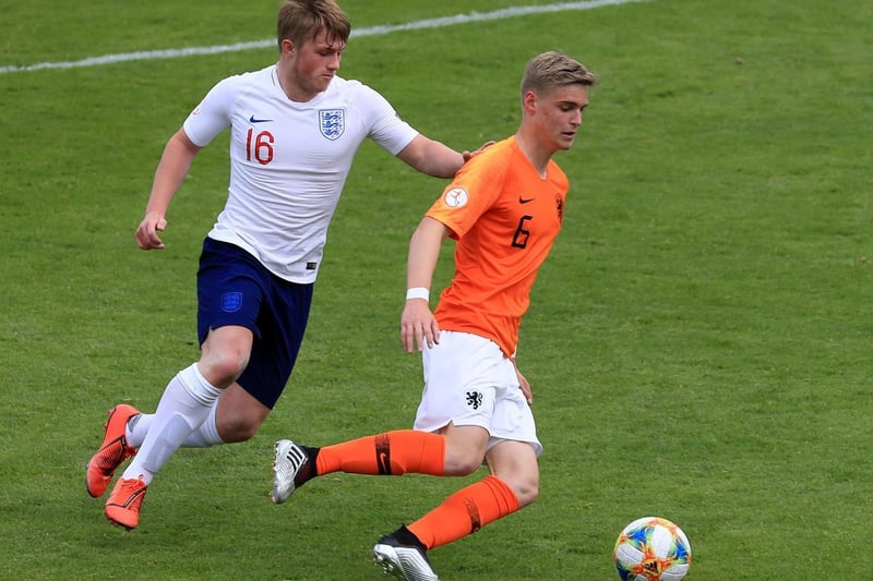 Young Whites trio Charlie Cresswell, Joe Gelhardt (pictured) and Sam Greenwood will be with England's under-19s for a training camp. Charlie Allen will also be at a training camp with Northern Ireland's under-19s - for the first time.