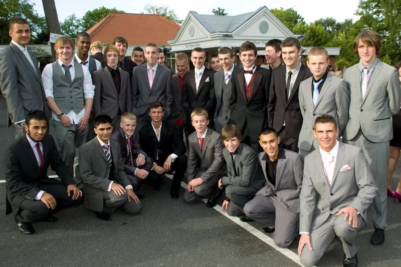 Archbishop Temple School Prom at the Pines in Clayton-le-Woods in 2010