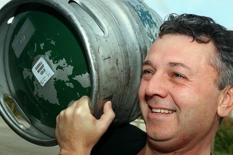 Landlord of The Shovels pub on Common Edge Road Blackpool, Steve Norris, shoulders responsibility for preparing the third beer festival to be held at the pub