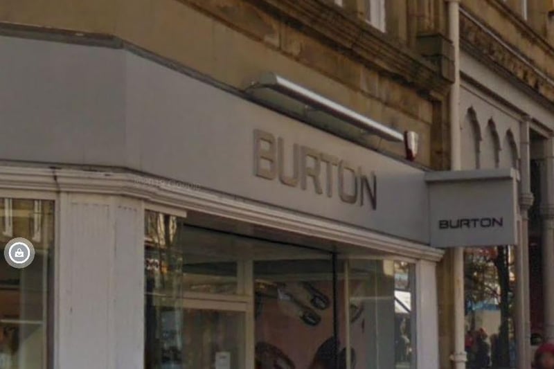 Burton's parent company, the Arcadia Group, went into administration in late 2020. The space is now pet shop, Paw Prints.
