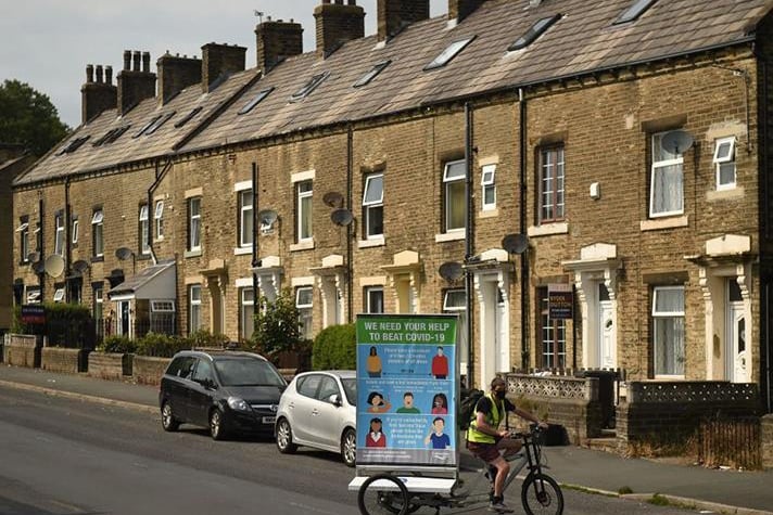 The seventh most common place people arrived in the area from was Calderdale, with 107 arrivals in the year to June 2019.