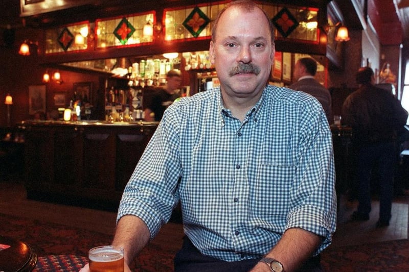 Landlord of the Black Rock pub, Phil Redfearn, pictured in 1998.