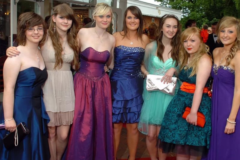 Prom night for the girls of All Hallows Catholic High School, Penwortham at The Pines