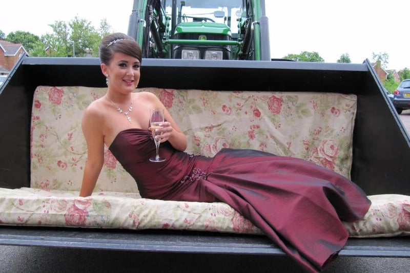 Emma Lucas arrived in a tractor in 2010