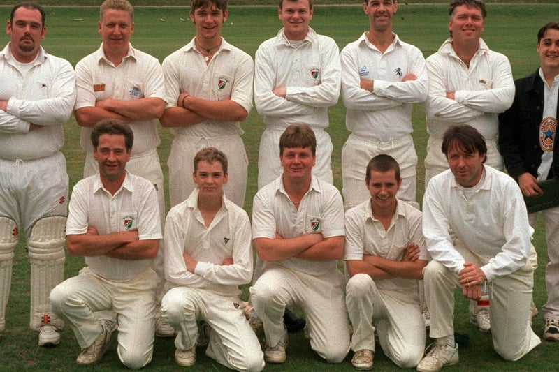 August 1996 and pictured is Otley Town CC who played in Division 2 of the Leeds League.