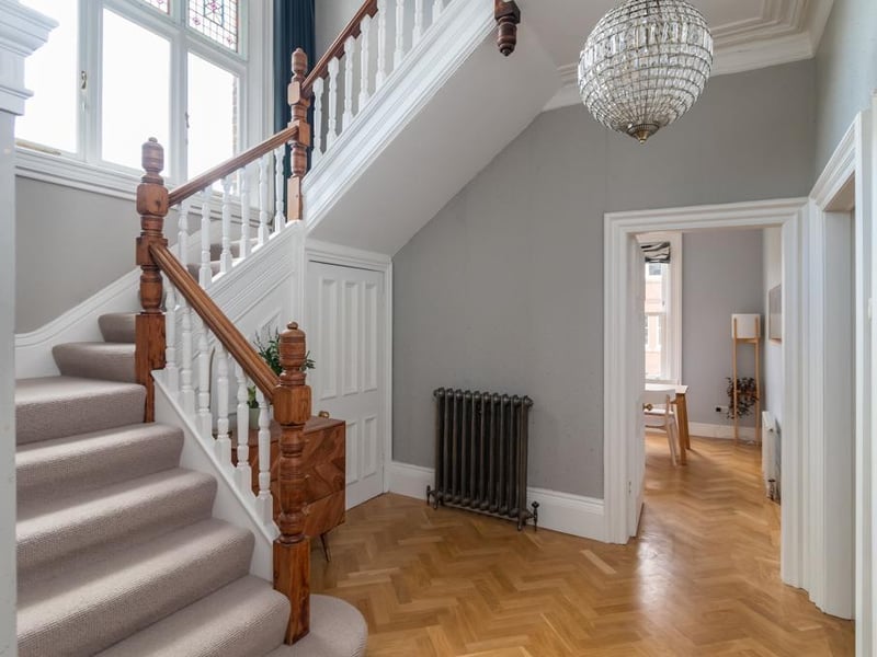 The welcoming entrance hall