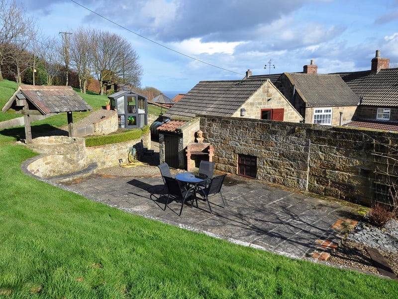 The property features a number of private seating areas