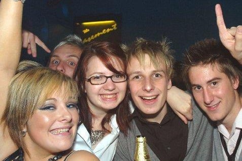 Lil, Becky, Arnie and Mark Out in Zone on Arnie's 19th birthday