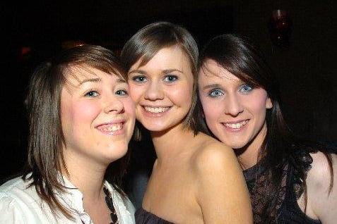 Laura, Kate and Shel out on Laura's 18th in Tryst