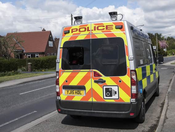 A police speed van (photo: North Yorkshire Police).