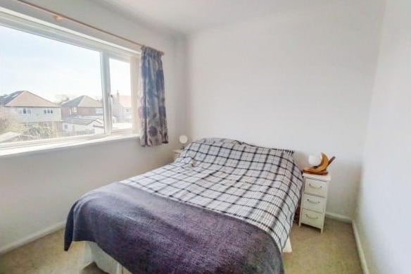 One the first floor are two double bedrooms and a generous single.