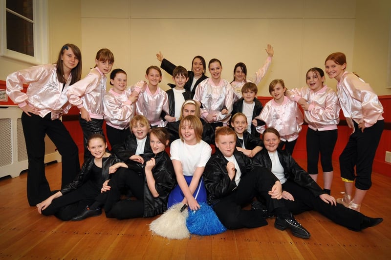 Seamer Youth Centre based 'Dance Explosion' youngsters rehearse for their show ... the Grease routine.