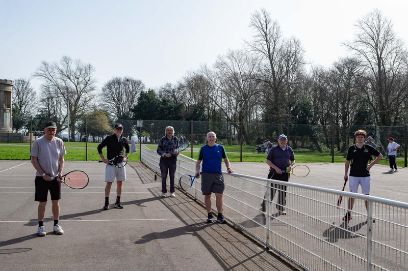Tennis players back on the courts at Crow Nest Park, Dewsbury