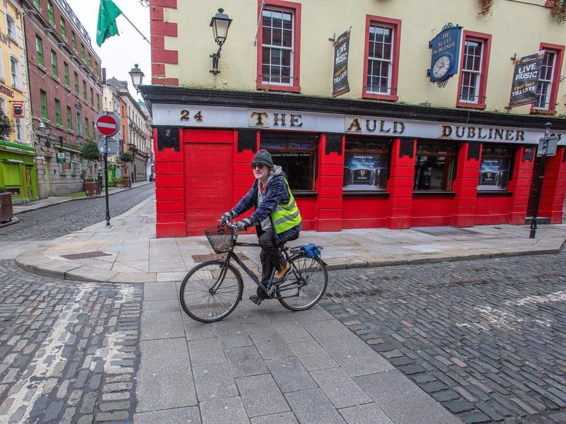 Across the Irish Sea in Dublin it will be 13 degrees C.