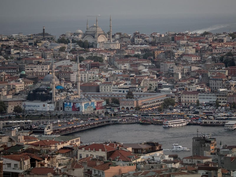 The Turkish city will be 9 degrees C today.