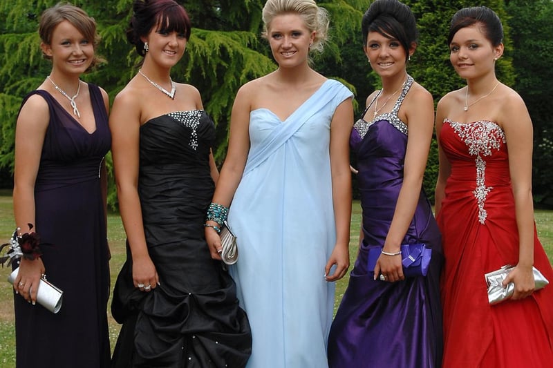 from left, Michelle McHale, Ashley Robinson, Charlotte Cooper, Chloe Clark and Beth Grisedale