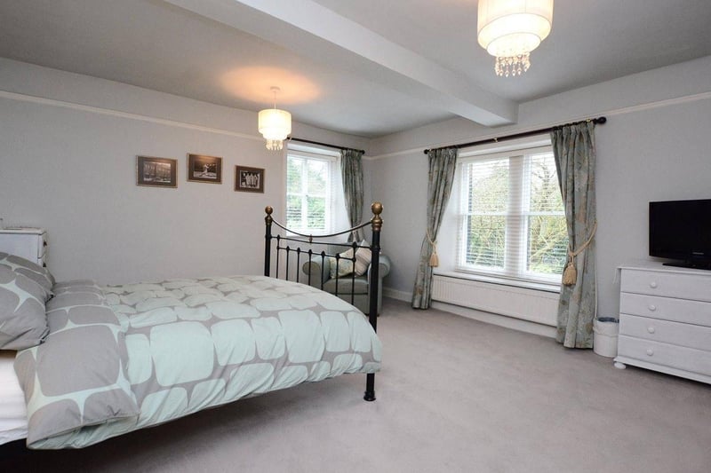 There are four other double bedrooms, three with built in wardrobe space.
