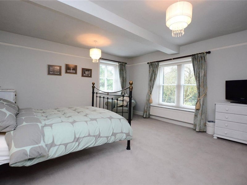There are four other double bedrooms, three with built in wardrobe space.