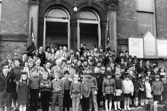 Members of the congregation of Upper Armley Methodist Church gathered together for the final service held on Sunday, May 10 1987. The church was to be demolished and rebuilt as a community centre.