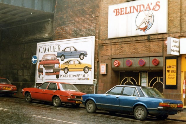 Briggate featuring Belinda's discotheque. Were you a regular at this city centre nightclub back in the day?