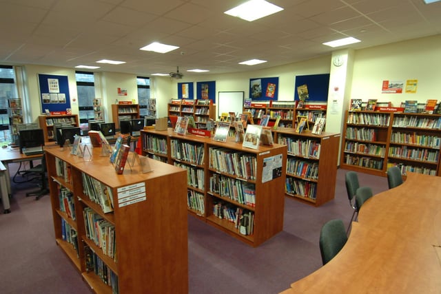 This is the library at the new look John Smeaton in the mid-2000s.