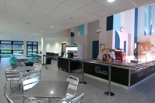 And this is the canteen at the new-look Johsn Smeaton in the mid-2000s.