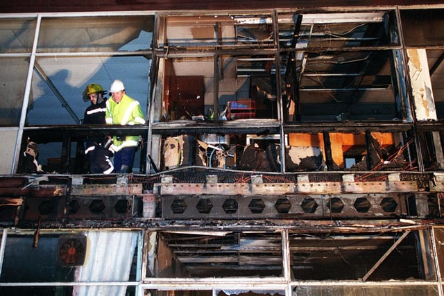 Do you remember the blaze which destroyed two floors of the technology block?