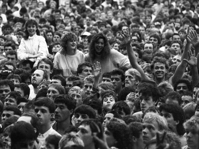 Smiles on faces from these Genesis fans who spotted our photographer.