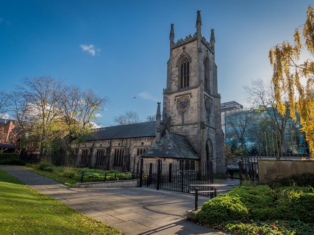 St John's is the oldest church in the city centre, being built between 1632 and 1634 and is recorded in the National Heritage List for England as a designated Grade I listed building.