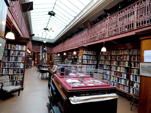 Founded in 1768 it is the oldest surviving subscription library in Britain. Have you stumbled across the entrance on Commercial Street?