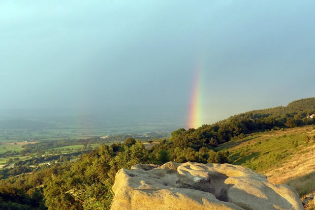 Is this the best panoramic view in Yorkshire? 'Surprise View' from Otley Chevin is hard to beat.