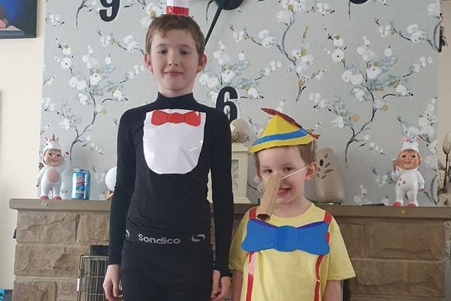 The Cat in the Hat and Pinocchio sent to us by Jemima Morris.
