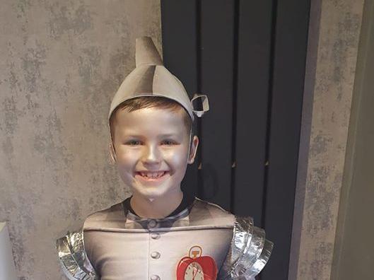 Meet Kyden dressed as the Tin Man.