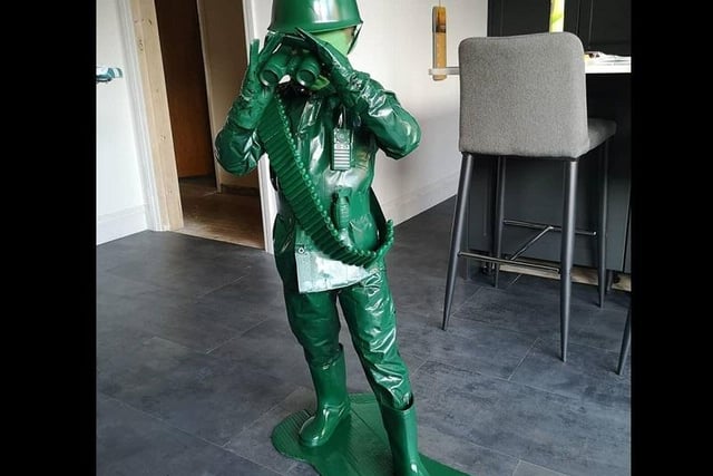 Rowan dressed as a toy soldier is one of our favourites! Picture sent in by Lucinda Walker.