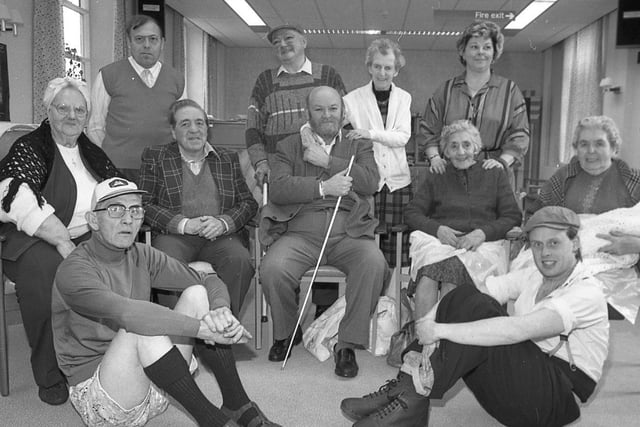 Twelve members of the Moor Lane Day Centre, Preston, were helped by Framework Theatre to put on a concert called The Good Old Cabaret, which they performed at the Garden Room, Sharoe Green Hospital, for geriatric patients