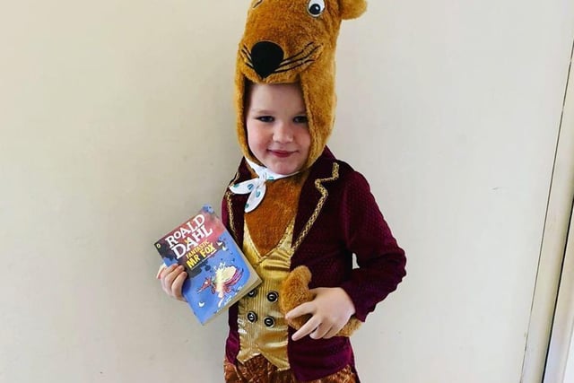 Louise Ducklin's son Teddy, aged five, as Fantastic Mr Fox.