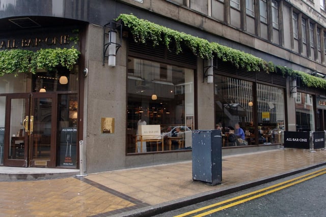 Leeds is home to a few All Bar One bars but the Greek Street site bagged number ten on the list.