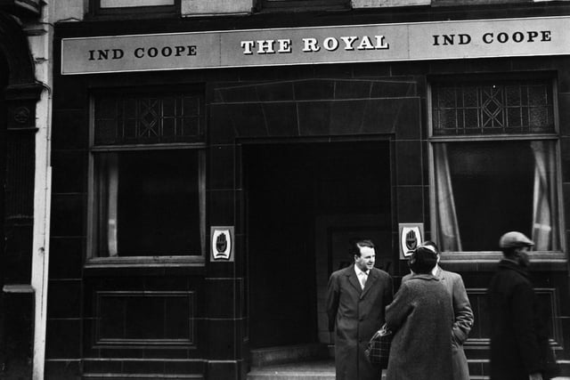 This is the The Royal Hotel on Briggate which was due to go under the auctioneers hammer in the spring of 1963.