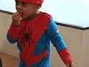 Hafi, age 17 months, as Spiderman.