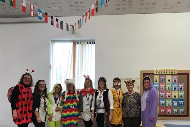 Staff at Midgley School got into the spirit of World Book Day.