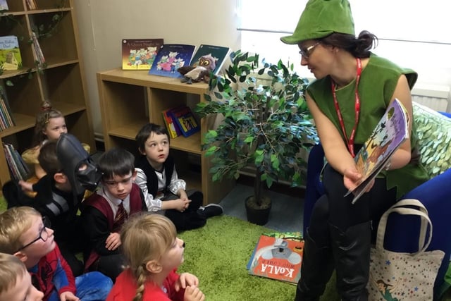 Pupils from Greetland Academy had fun on World Book Day.