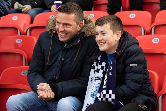 These PNE fans were clearly looking forward to seeing their side in action against Stoke
