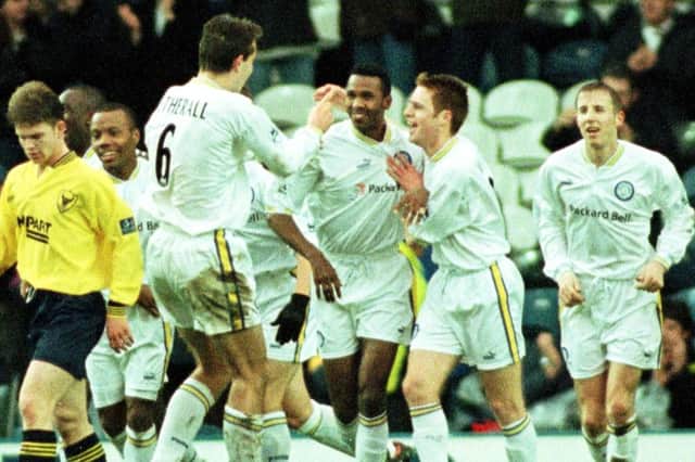 Enjoy these photo memories from Leeds United's 4-0 FA Cup third round win against Oxford United at Elland Road in January 1998. PIC: Varley Picture Agency