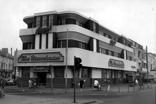 A familiar sight on Blackpool promenade - The Manchester pictured here in 1990