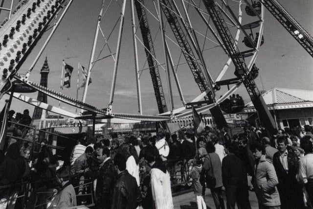 The big wheel on Central Pier was a big attraction at Easter in 1990