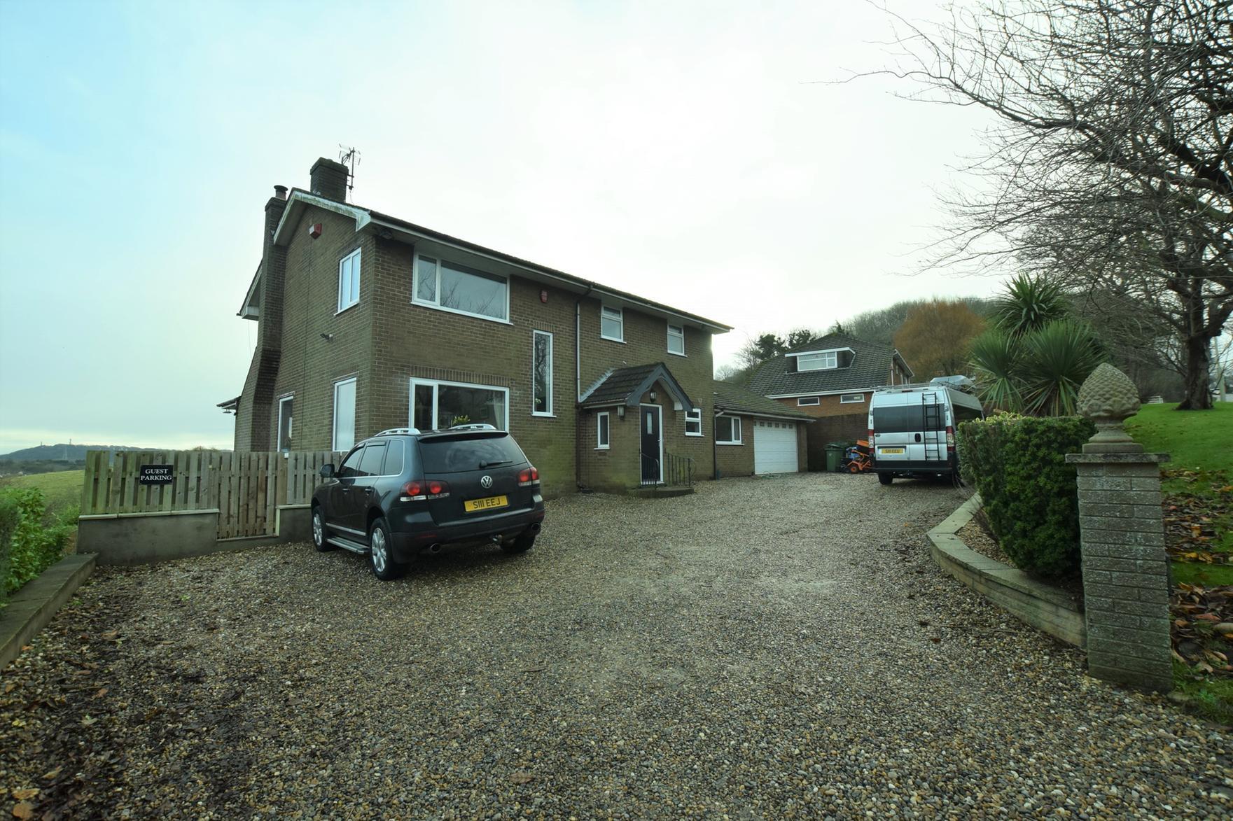 There is plenty of parking and turning space to the front of the house